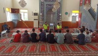 YAZ KUR’AN KURSU ÖĞRENCİLERİNE TRAFİK EĞİTİMİ
