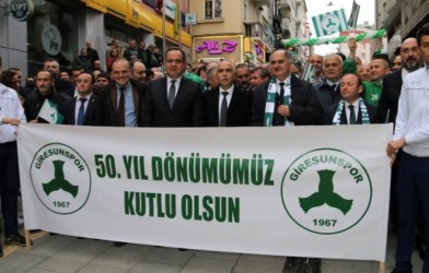 GİRESUNSPOR’DA 50. YIL COŞKUSU