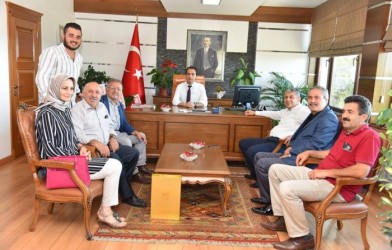 BAŞKANLARDAN KAYMAKAM UZAN’A ZİYARET