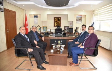 KAYMAKAM AKIN’DAN BAŞKAN KARADERE’YE İADE-İ ZİYARET