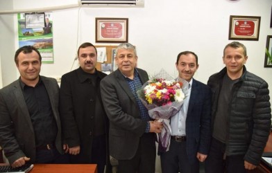 BAŞKAN’DAN GAZETEMİZE ZİYARET