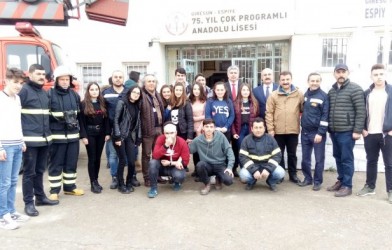 ESPİYE’DE ORTAK SİVİL SAVUNMA TATBİKATI