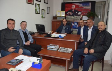 ORUÇBEY MAHALLESi DERNEĞiNDEN GAZETEMiZE ZiYARET