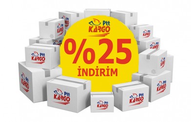 PTT’DEN KARGODA  % 25 iNDiRiM