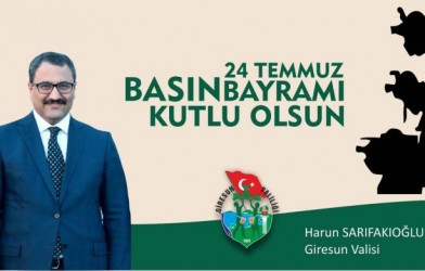 VALİ’DEN BASIN BAYRAMI MESAJI