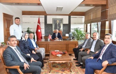 BAŞKAN’DAN KAYMAKAM BAŞTÜRK’E ZİYARET