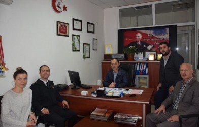 JANDARMA KOMUTANI, GAZETEMİZİ ZİYARET ETTİ