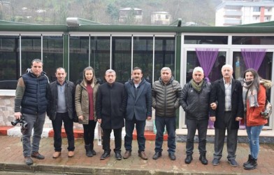 BAŞKAN KIRHASANOĞLU  GAZETECiLERi AĞIRLADI