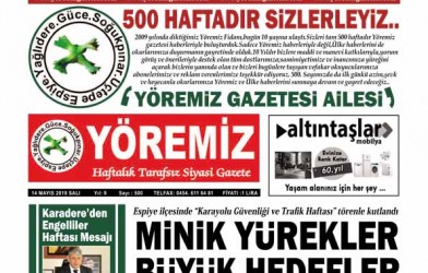 500 HAFTADIR SiZLERLEYiZ..