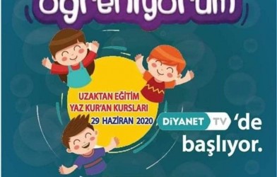 YAZ KUR’AN  KURSLARI BAŞLADI