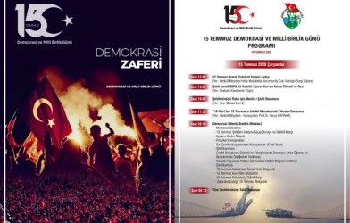 15 TEMMUZ DEMOKRASİ VE MİLLİ BİRLİK GÜNÜ PROGRAMI