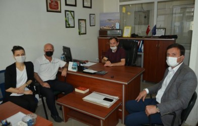 ÖMER BAYRAM, GAZETEMİZİ ZİYARET ETTİ