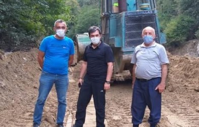 KAYMAKAM TENGiR; ERİCEK KÖYÜNDE  İNCELEME YAPTI