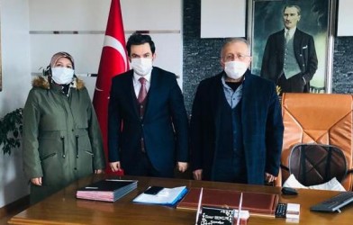 BAŞKANLAR KAYMAKAM TENGİR’İ ZİYARET ETTİ