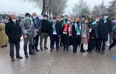 AK PARTi TEŞKiLATI KONGREYE KATILDI