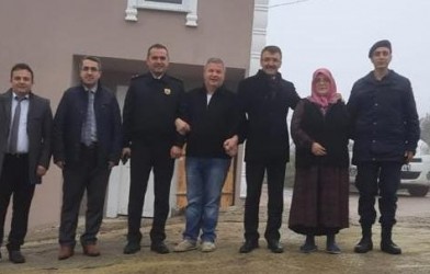 ŞEHİT CANTÜRK’ÜN AİLESİNE ZİYARET