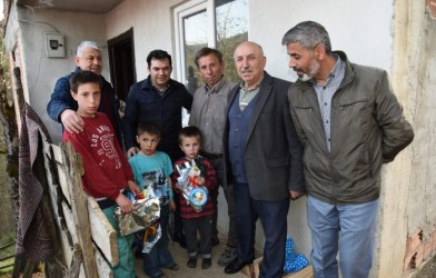KAYMAKAM VE BAŞKAN EV ZiYARETi YAPTILAR