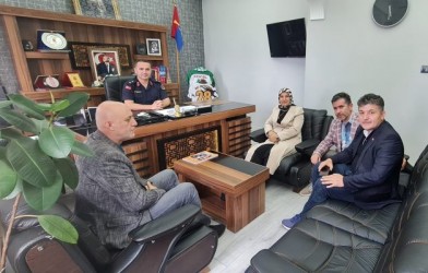 YRP TEŞKiLATINDAN JANDARMAYA ZiYARET