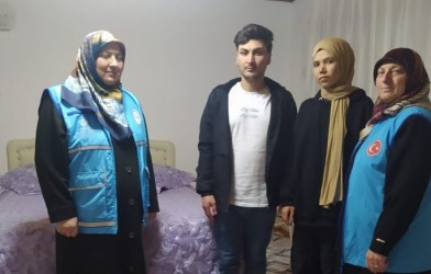 YENİ EVLENEN AİLEYE EV KURDU