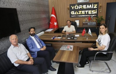GÜLBE’DEN YÖREMİZ GAZETESİNE ZİYARET