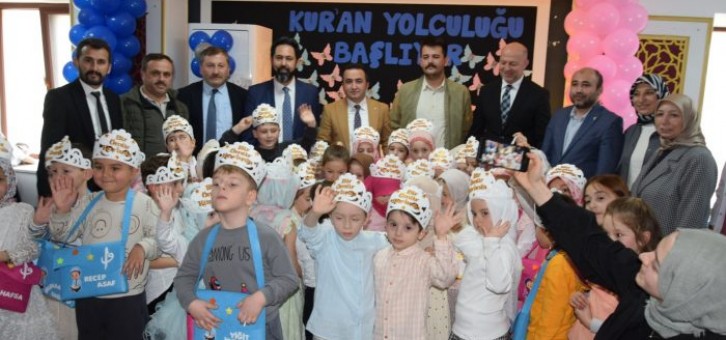 MİNİK ÖĞRENCİLER KUR’AN OKUMAYI ÖĞRENDİLER